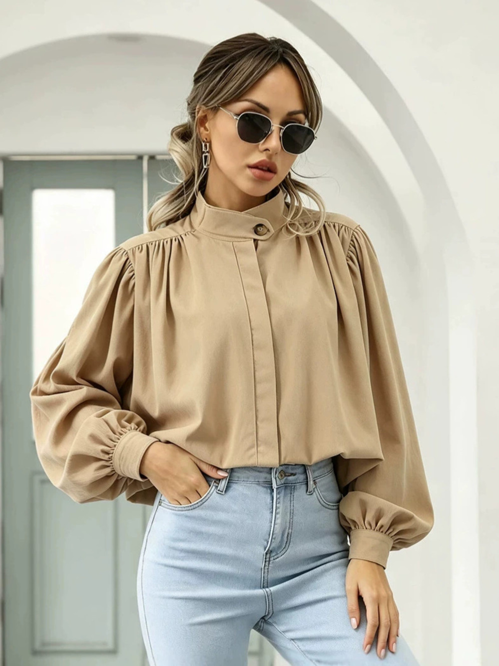 Forever 21 Stand Collar Trench Jacket Fall Winter